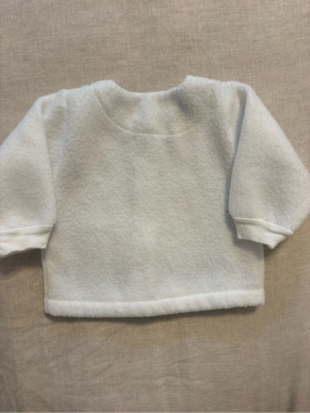 Vintage Carter’s Embroidered Bunny Fleece Cardigan 6-9M